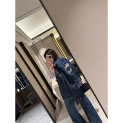 셀** 데님패치 트러커 자켓