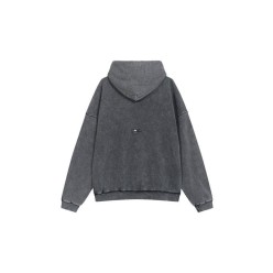 아** 백로고패치 후드