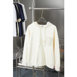 로** 가죽패치 후드