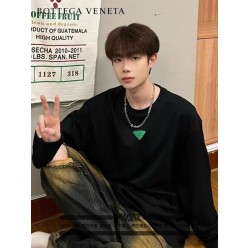 보** 백로고 디자인 밍크양기모 티셔츠