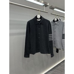 톰* (최상위버전) 캐시미어 저지 스티치 사선 셔츠