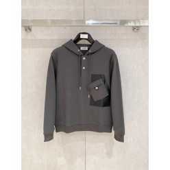 에*** 투버튼 포켓후드(기모)