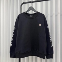 소매 더블로고 맨투맨