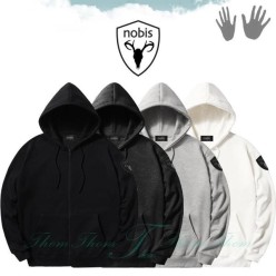 노** 메라 시보리 기모 후드집업