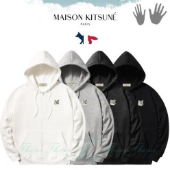 메* 키츠네 세라 시보리 기모 후드집업