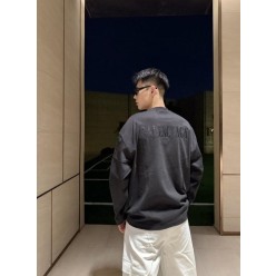 발**** 가죽패치 백로고 긴팔티