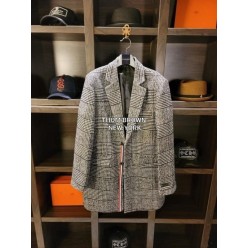 톰* 블랙라벨 texture 시그니쳐 글렌 삼선 뉴 하프 코트