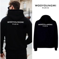 우** ( PARIS ) 백로고 커플 후드