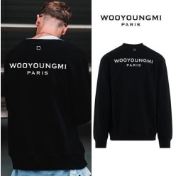 우** ( PARIS ) 백로고 커플 맨투맨