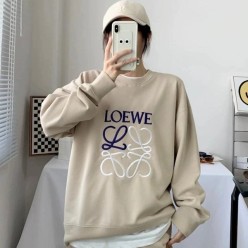 로** 빅애너그램 자수 로고 기모 맨투맨