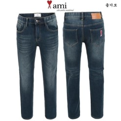 아* 융기모 진청 히든밴딩 슬림팬츠