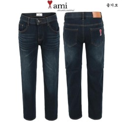 아* 융기모 딥컬러 히든밴딩 슬림팬츠