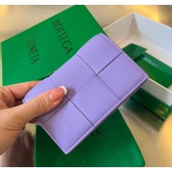 보** 퍼플 인트레치아토 명함 카드지갑