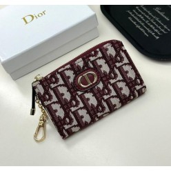 디* 몽테인 30 유주 열쇠케이스 파우치 오블리크 레드