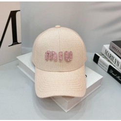 미*** 트위드 볼캡 진주 캡모자 핑크