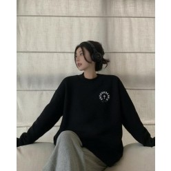 크* 말발굽 자수 십자가패치 빈티지 쭈리 맨투맨수입최고급(남녀공용)