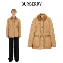 버** 퀄팅 나일론 반자켓(베이지)