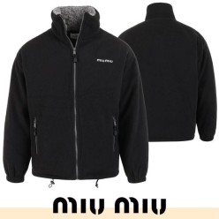 미*** 레터링 로고 플리스 다운 재킷 100 오리털