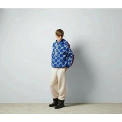 구* 전판로고 니트 후드