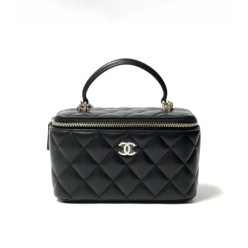 샤* 클래식 탑핸들 직사각 베니티 WOC 블랙 AP2199B0666094305 풀박스