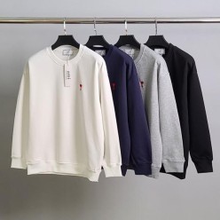 아* 스몰하트자수 코튼 맨투맨