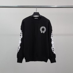 크* 래더 자수말굽 오버핏 맨투맨