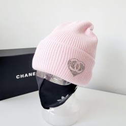 샤* 25c cc로고 하트 비니