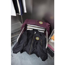 발**** M1155 로고 패치 셔링 봄버 자켓