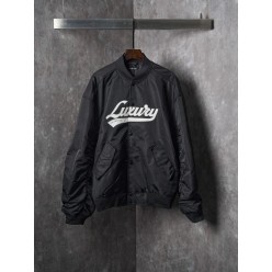 발**** M1119 럭셔리 나일론 바시티 봄버 자켓