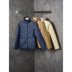 폴* M1137 여성 다이아몬드 퀄팅 자켓