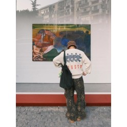 스** 서프맨 아이콘 니트  수입