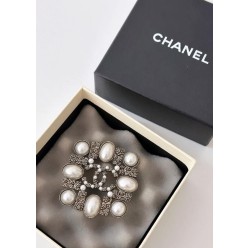 샤* 엔틱 진주 브로치