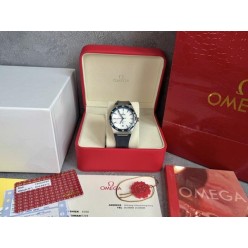 오** 컨스텔레이션 레더스트랩 41mm 화이트다이얼