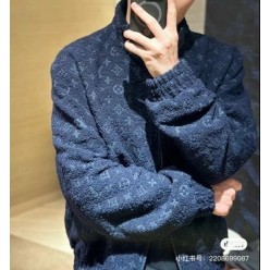 루* 모노그램 패턴 플리스