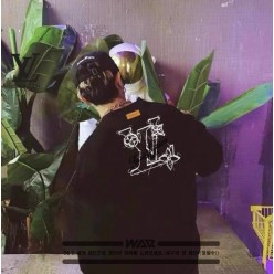 루* 필기체 스케치 디자인 밍크양기모 티셔츠