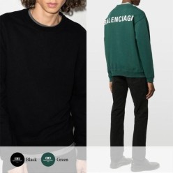 발**** 백로고 프린팅 맨투맨