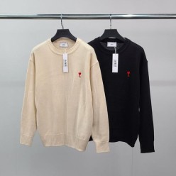 아* 스몰하트자수 클래식 니트