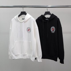 크* 립 말굽 오버핏 후드티