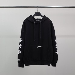 크* 멀티십자 오버핏 후드티