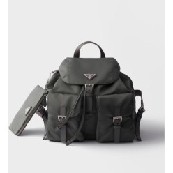 프** 미디엄 리나일론 백팩 ㅡ머큐리 그레이