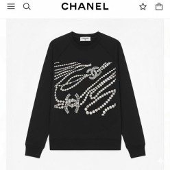 샤* 진주로고 기모맨투맨