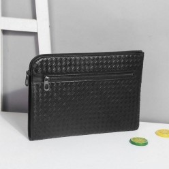 보** 앞지퍼 노트 클러치