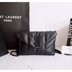 생** 고급 루루 푸퍼 미니 토이백 검정 흑장