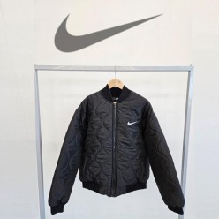 나** 3M 스카치 로고 누빔 블루종 패딩