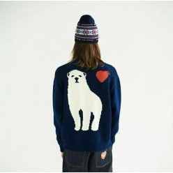 휴* 메이드 북극곰 니트