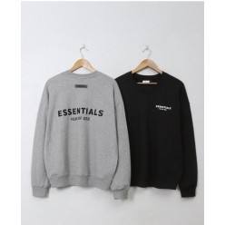 피**** 에센셜 로고 루즈핏 맨투맨