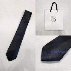 구* 인터로킹 자카드 실크 넥타이