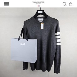 톰* 캐시미어 사선 니트 신상 챠콜