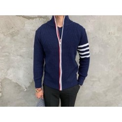 톰* 사선 니트집업