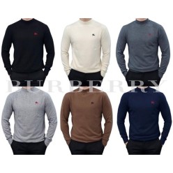 버** 프로섬 기사 자수 캐시미어 하트 터틀넥